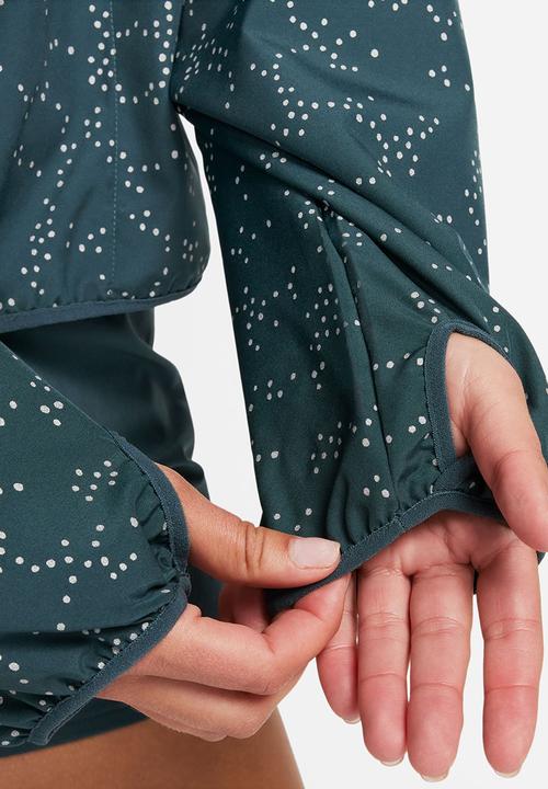 Nike - W nk df jkt ssnl nvty - deep jungle/reflective silver