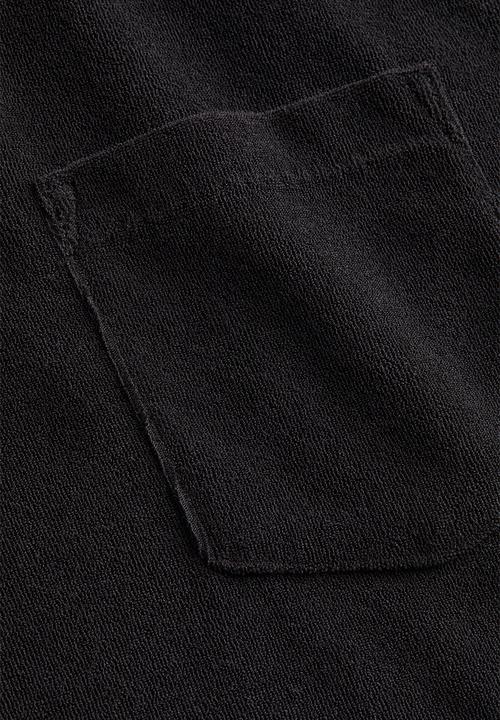 H&M - Regular fit terry polo shirt - black