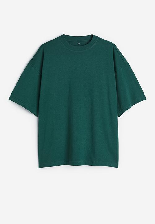 H&M - Oversized fit T-shirt - green