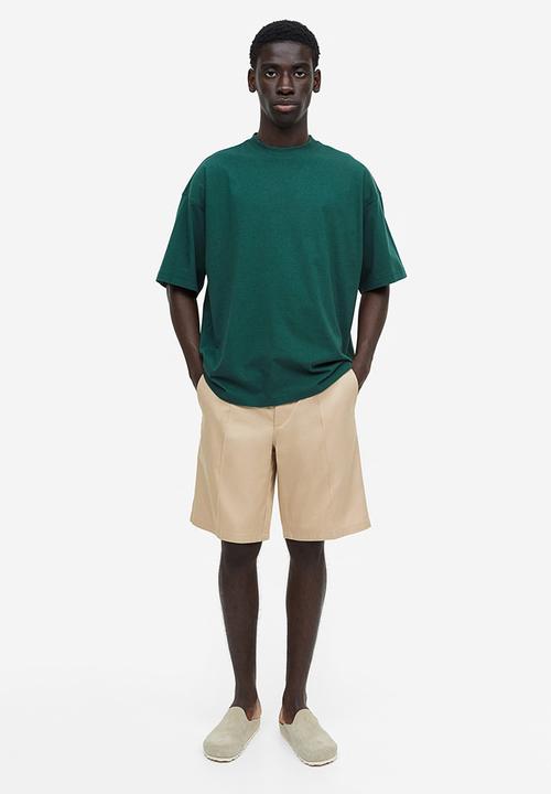 H&M - Oversized fit T-shirt - green