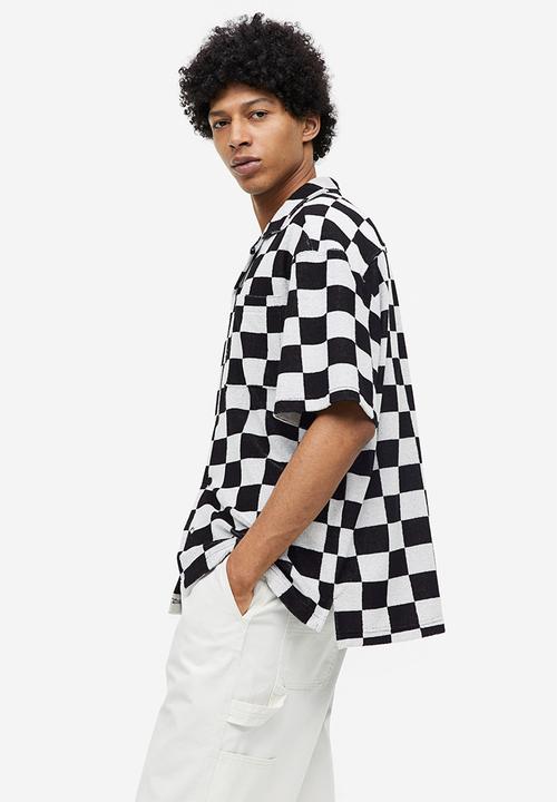 H&M - Relaxed fit terry shirt - black