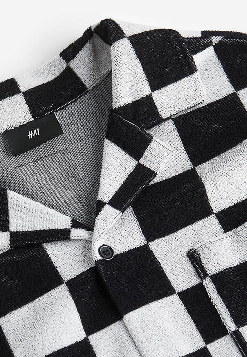 H&M - Relaxed fit terry shirt - black