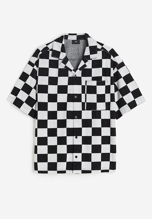 H&M - Relaxed fit terry shirt - black