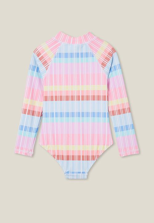 Cotton On - Lydia one piece - vanilla/rainbow pastel