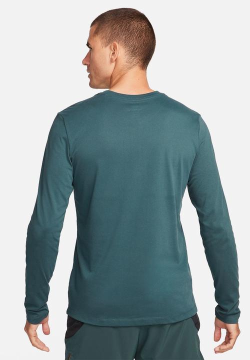 Nike - Nike Dri-FIT trail ls tee - green