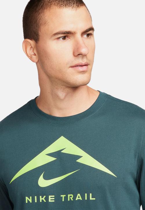 Nike - Nike Dri-FIT trail ls tee - green