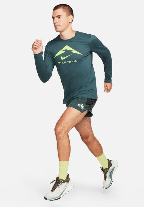 Nike - Nike Dri-FIT trail ls tee - green