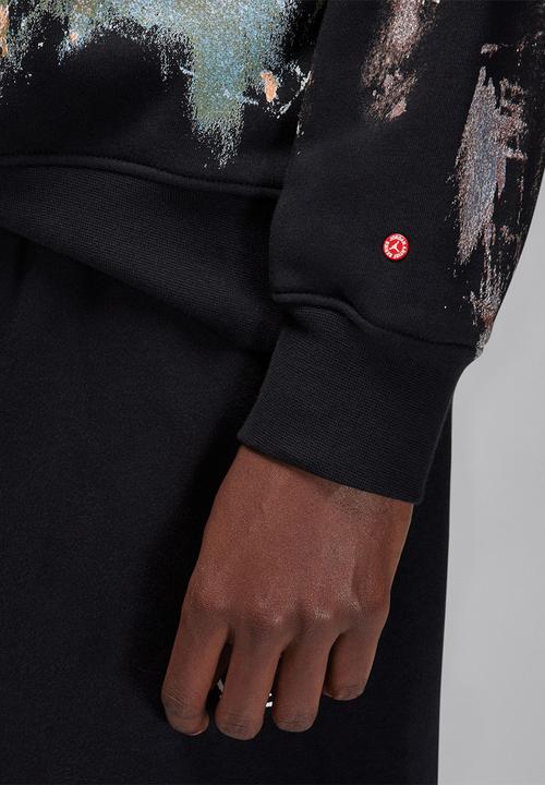 Nike - Jordan flt artst flc crew sweatshirt - black