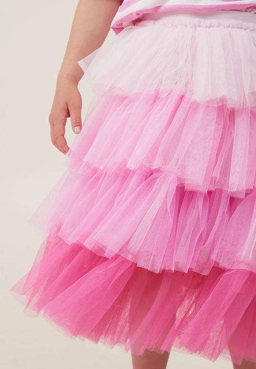 Cotton On - Trixiebelle dress up skirt - pink gradient