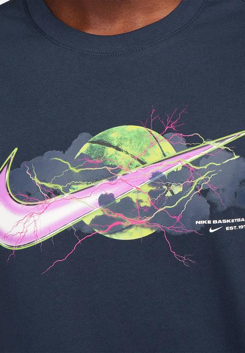 Nike - Nk tee jdi swoosh p2 - obsidian