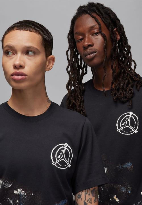 Nike - Jordan flt artst gfx crew tee - black