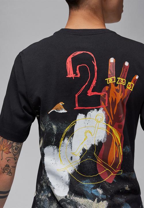 Nike - Jordan flt artst gfx crew tee - black