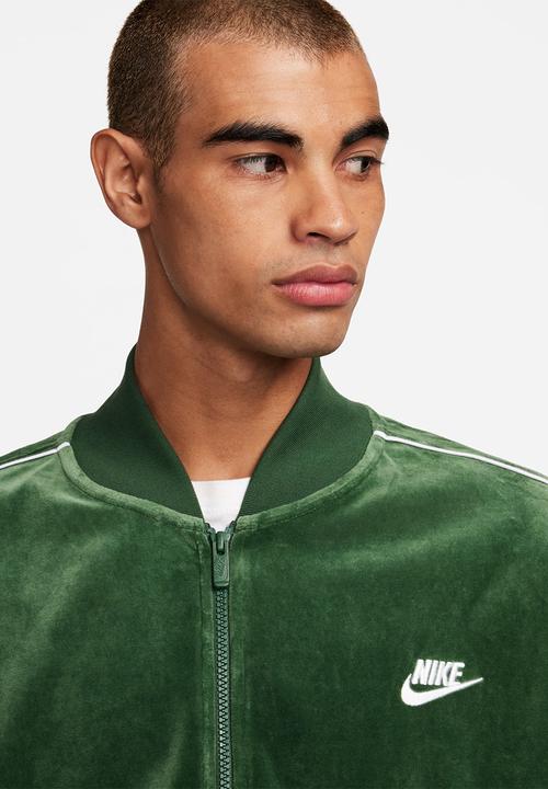 Nike - Club velour jacket - green 