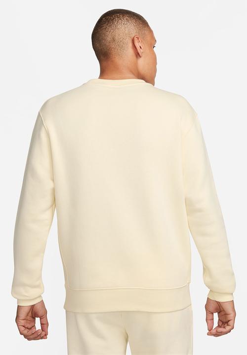 Nike - M nk club+ bb crew patch gx - cream 