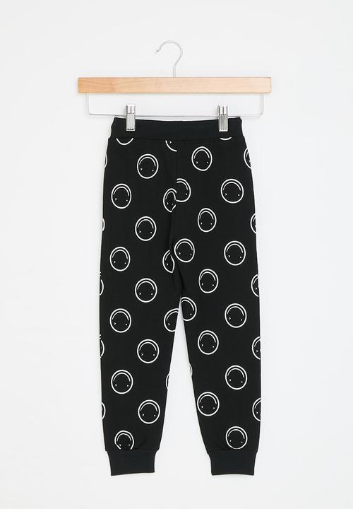Pop Candy - Printed jogger - black