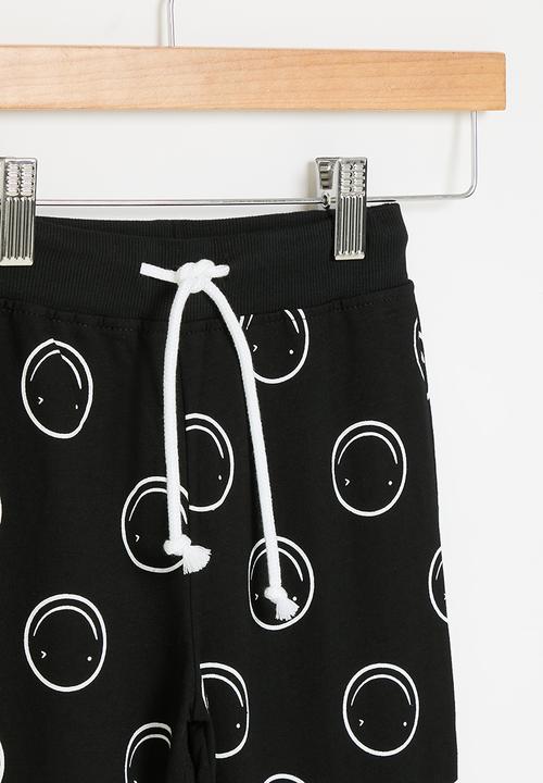 Pop Candy - Printed jogger - black