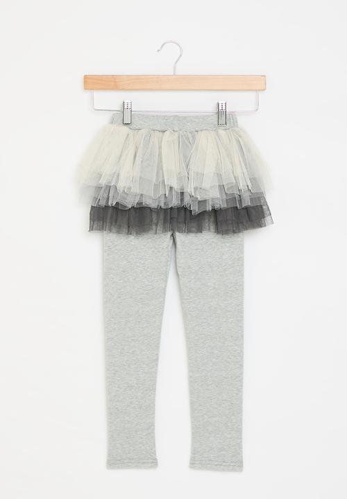 Pop Candy - Legging with tutu - grey