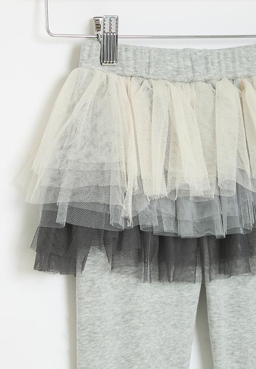 Pop Candy - Legging with tutu - grey