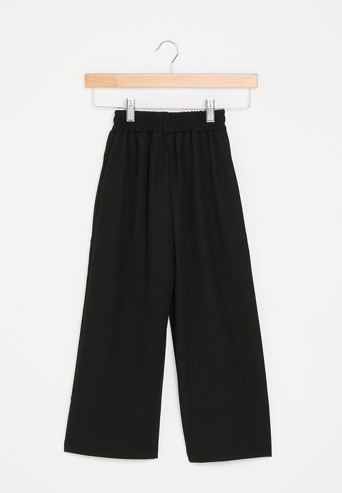 Pop Candy - Wide leg pants - black