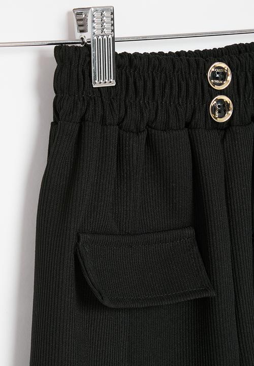 Pop Candy - Wide leg pants - black