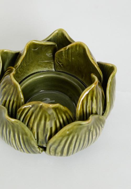 H&S - Arti Tealight Holder - light green