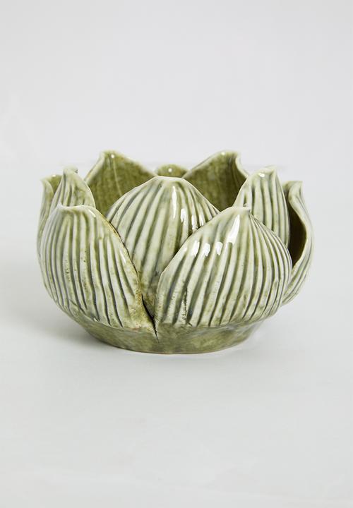 H&S - Arti Tealight Holder - green
