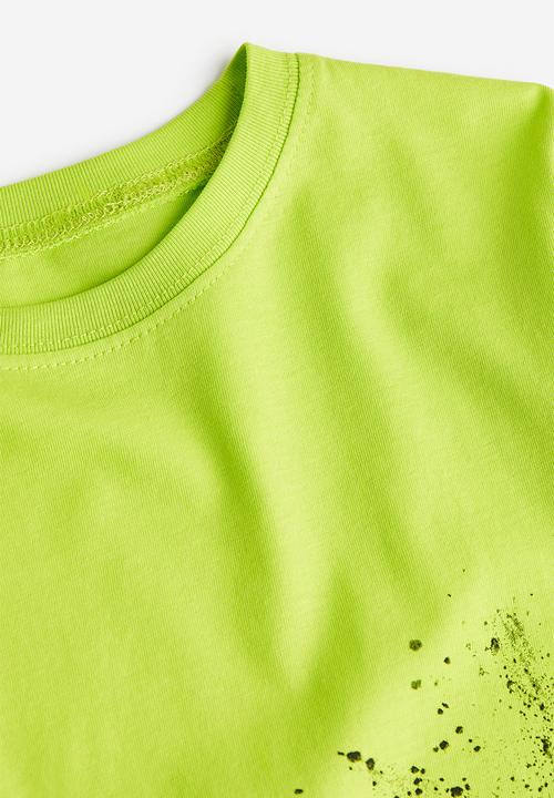 H&M - Printed cotton t-shirt - green