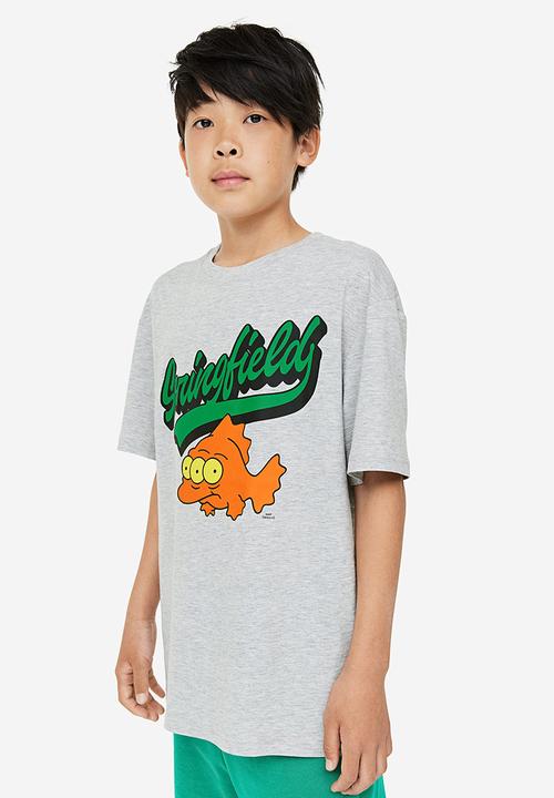 H&M - Printed t-shirt - grey