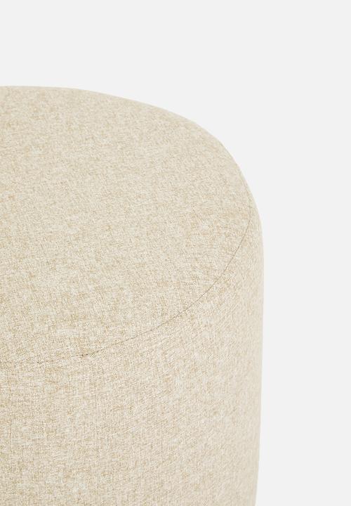 Sixth Floor - Quaid small ottoman - natural