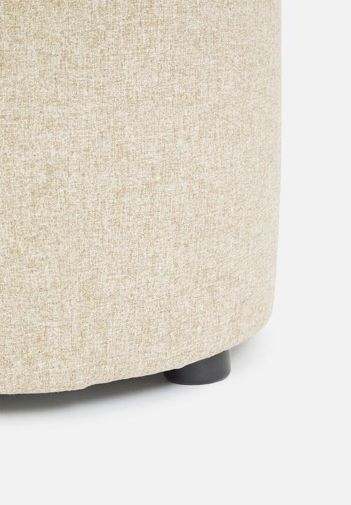 Sixth Floor - Quaid small ottoman - natural