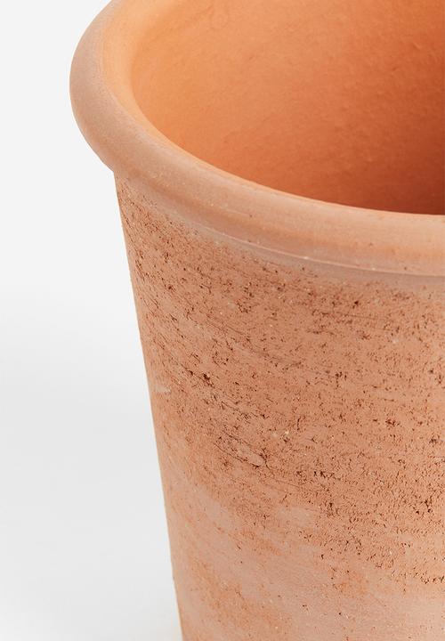 H&M - Terracotta plant pot - orange