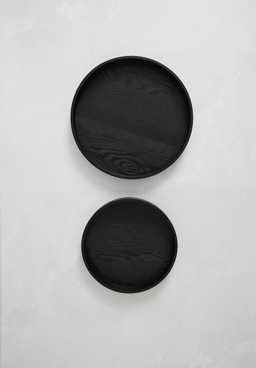 H&S - Nesting tray set - Black