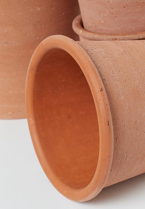 H&M - Terracotta plant pot - orange