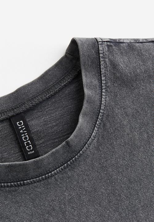H&M - Oversized printed T-shirt - grey