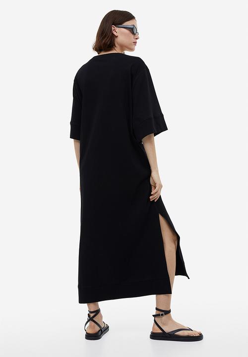 H&M - Oversized t-shirt dress - black