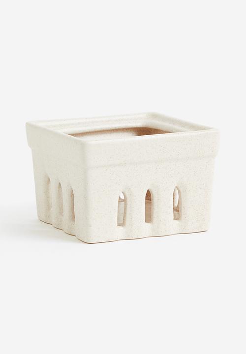 H&M - Stoneware punnet - beige