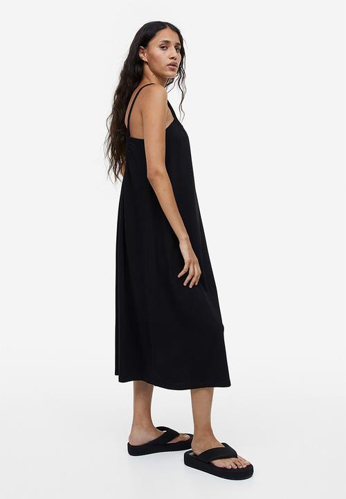 H&M - Oversized jersey dress - black