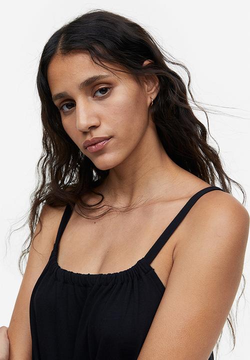 H&M - Oversized jersey dress - black