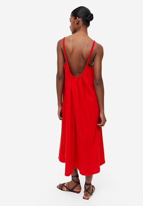 H&M - Oversized jersey dress - red