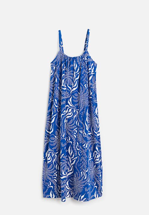 H&M - Oversized jersey dress - bright blue