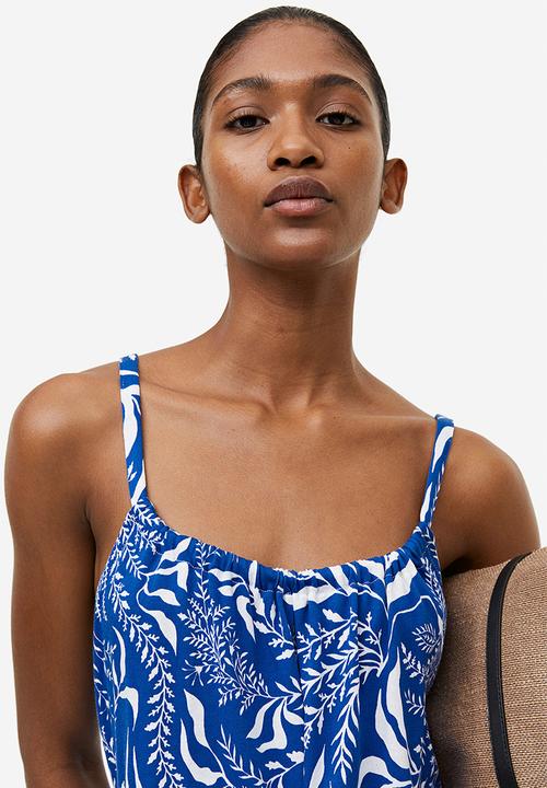 H&M - Oversized jersey dress - bright blue