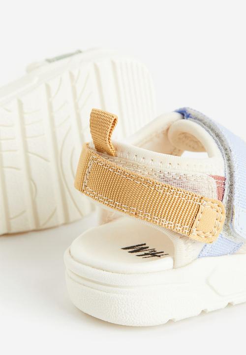 H&M - Sandals - green block-coloured 