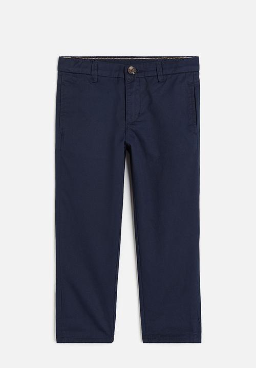 H&M - Twill chinos - navy blue