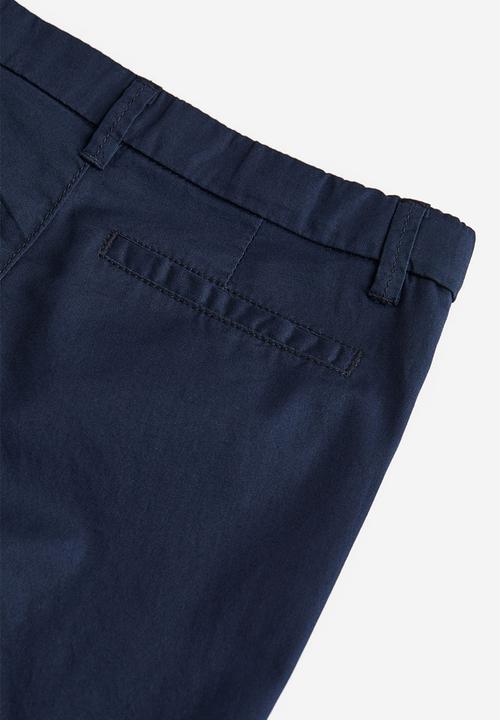 H&M - Twill chinos - navy blue