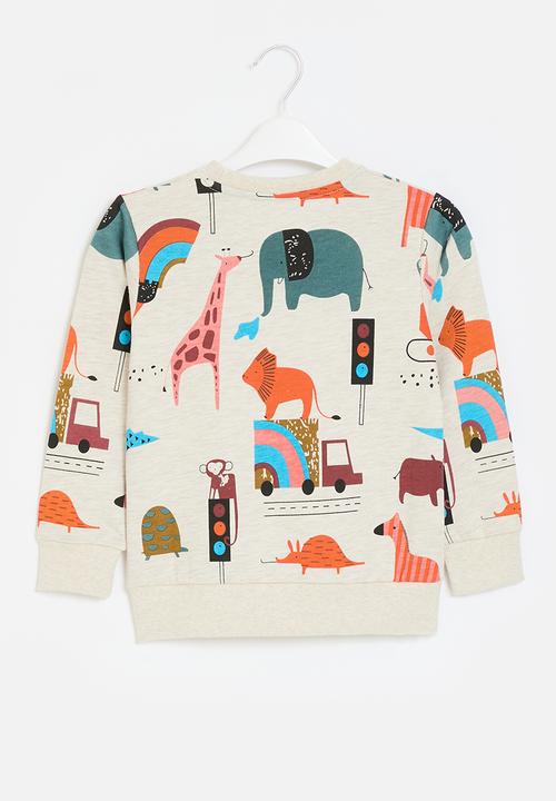 Pop Candy - Printed sweatshirt - ecru