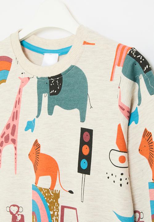 Pop Candy - Printed sweatshirt - ecru