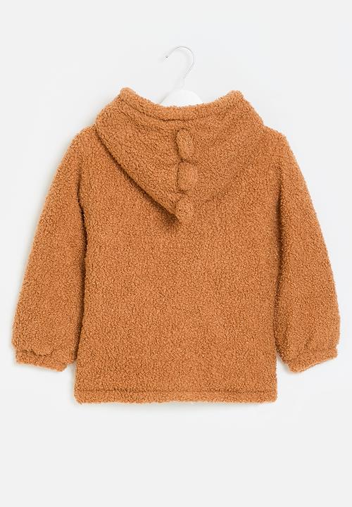 Pop Candy - Dino zip through top - rust