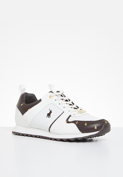 POLO - Monogram Lifestyle Sneaker - Brown & White