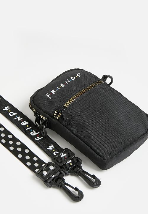 Pop Candy - Friends tape crossbody bag - black