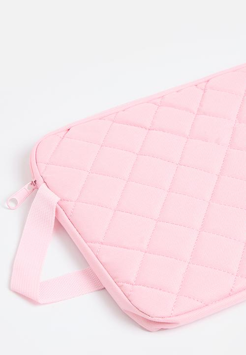Pop Candy - Waffle effect laptop bag - pink